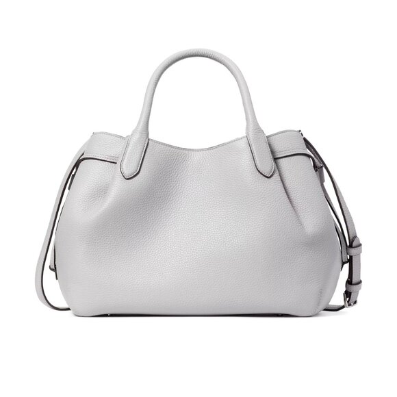 kate spade | Bags | New Kate Spade Dumpling Small Satchel  New Kate Spade Dumpling Large Satchel Pebble Leather Mountain Gray